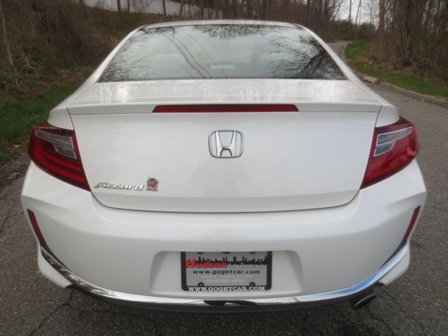 2016 White /Tan Honda Accord LX-S Coupe 6-Spd MT (1HGCT1A39GA) with an 2.4L L4 DOHC 16V engine, 6 Speed Manual Transmission transmission, located at 270 US Route 6, Mahopac, NY, 10541, (845) 621-0895, 41.349022, -73.755280 - Photo#5